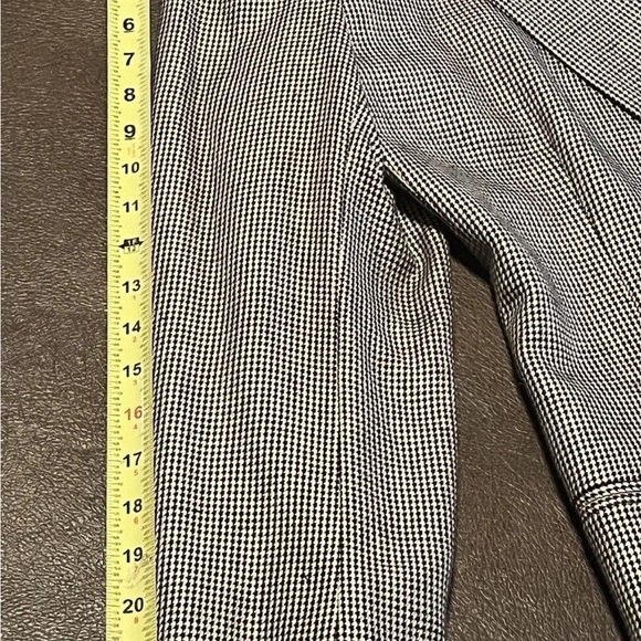 CHRISTIAN DIOR VINTAGE WOOL HOUNDSTOOTH DOUBLE-BREASTED WOMEN S BLAZER - Picture 8 of 11